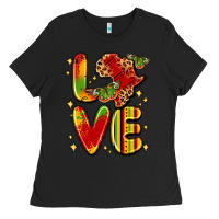 Black love juneteenth Ladies Tee - LillyAllenDesigns