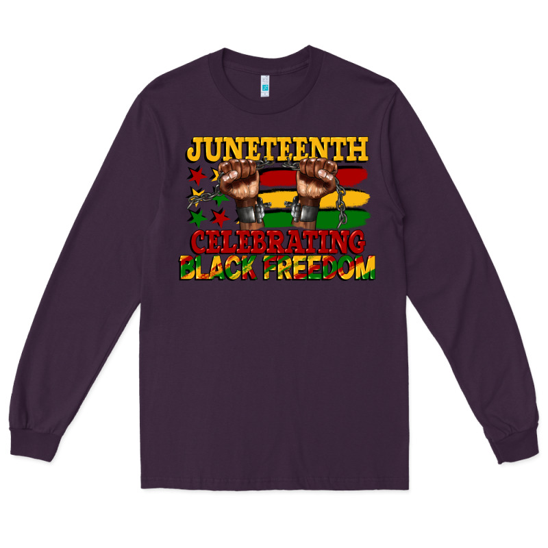 Juneteenth Celebrating Black Freedom Long Sleeve Tee by CowGirlArtShop | Teevron