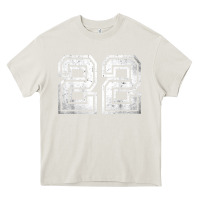 Cream Number 22 Sports Jersey Lucky No. Birthday Age Vintage Heavy Core Tee - tuanDangUi
