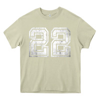 Mossy Number 22 Sports Jersey Lucky No. Birthday Age Vintage Heavy Core Tee - tuanDangUi