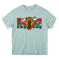 Arona mexican flag our lady of guadalupe mom leopard Heavy Core Tee - JahusDesignShop