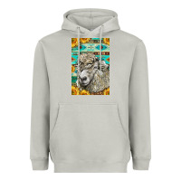 Moon Dust Western Lincoln Sheep Heavyweight Hoodie - LillyAllenDesigns