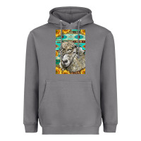 Storm Western Lincoln Sheep Heavyweight Hoodie - LillyAllenDesigns