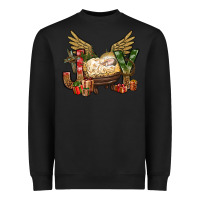 Black joy christmas with baby jesus bbs Heavyweight Sweatshirt - BundleAndBundleShop