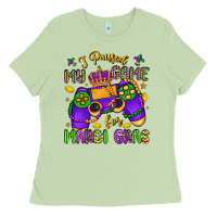 Matcha i paused my game for mardi gras Ladies Tee - LillyAllenDesigns