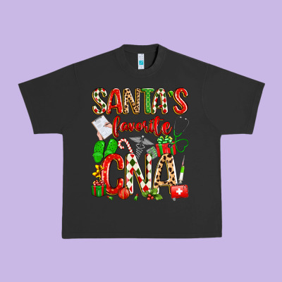 Santa's Favorite Cna Urban Heavy Tee Designed By Texasbilliewilder