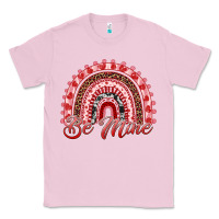 Bubblegum Pink be mine valentines day rainbow Classic Tee - RanaPortraitStore