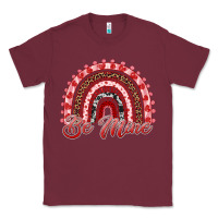 Burgundy be mine valentines day rainbow Classic Tee - RanaPortraitStore