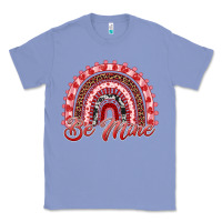 Colony Blue be mine valentines day rainbow Classic Tee - RanaPortraitStore