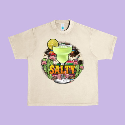 Salty Urban Heavy Tee Designed By Jahusdesignshop