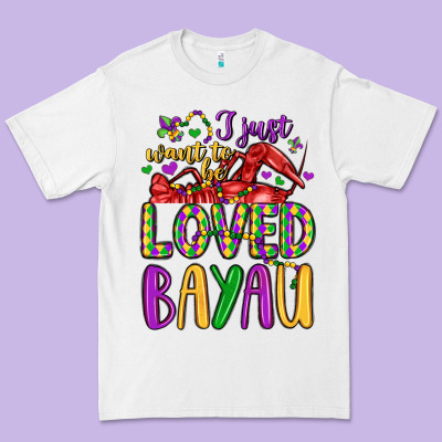 I Just Want To Be Loved Bayau Premium Tee Designed By Lillyallendesigns