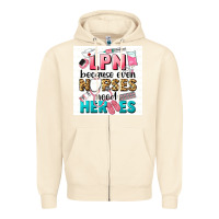 Sandshell LPN because nurses need heroes Zipper Hoodie - LillyAllenDesigns