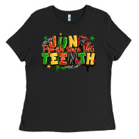 Black juneteenth free ish since 1865 Ladies Tee - LillyAllenDesigns