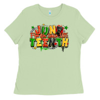 Matcha juneteenth free ish since 1865 Ladies Tee - LillyAllenDesigns