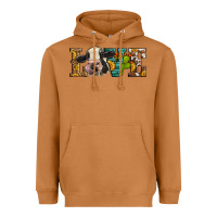 Meerkat Western Love Holstein Cow Heavyweight Hoodie - LillyAllenDesigns
