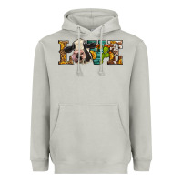 Moon Dust Western Love Holstein Cow Heavyweight Hoodie - LillyAllenDesigns