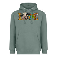Sage Western Love Holstein Cow Heavyweight Hoodie - LillyAllenDesigns