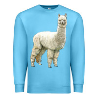 Ocean Blue Alpaca Premium Sweatshirt - LillyAllenDesigns