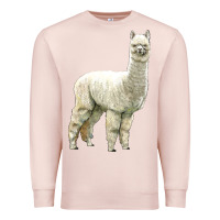 Pale Pink Alpaca Premium Sweatshirt - LillyAllenDesigns