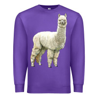 Purple Alpaca Premium Sweatshirt - LillyAllenDesigns