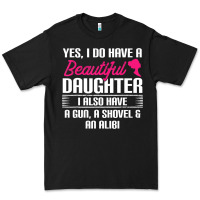 Black Father Yes I Do Have A Beautiful Daughter Premium Tee - tuanDangUi