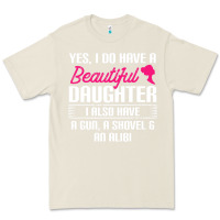 Bone Father Yes I Do Have A Beautiful Daughter Premium Tee - tuanDangUi