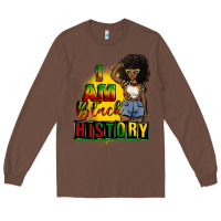 Chestnut i am black history juneteenth Long Sleeve Tee - CowGirlArtShop
