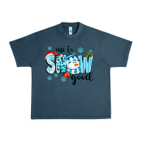Midnight Navy up to snow good Urban Heavy Tee - texasbilliewilder