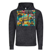 Vintage Black school bus Vintage Hoodie - texasbilliewilder