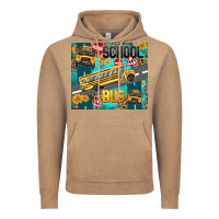 Vintage Coffee school bus Vintage Hoodie - texasbilliewilder