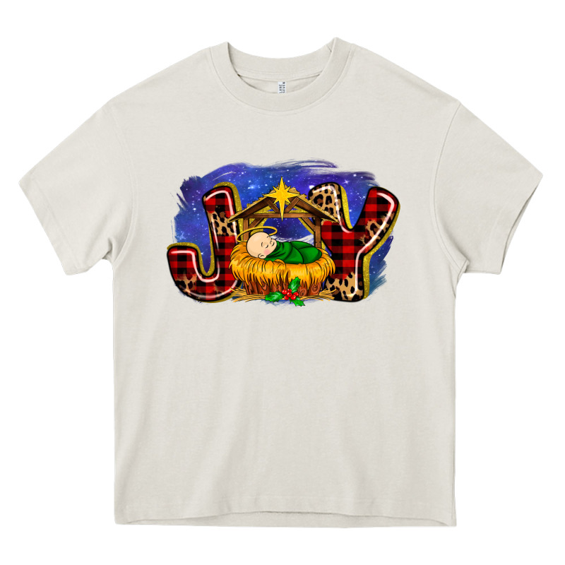 Baby Jesus Joy Heavy Core Tee by MaliasSmallBusiness | Teevron