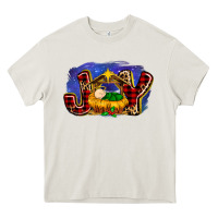 Cream baby jesus joy Heavy Core Tee - MaliasSmallBusiness