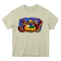 Mossy baby jesus joy Heavy Core Tee - MaliasSmallBusiness