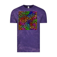 Cloud Purple Pride leopard seamless pattern Vintage Tee - NancyCooperArtShop