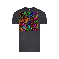 Vintage Black Pride leopard seamless pattern Vintage Tee - NancyCooperArtShop