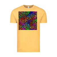 Vintage Mustard Pride leopard seamless pattern Vintage Tee - NancyCooperArtShop