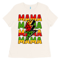 Bone mama lightning bolt juneteenth Ladies Tee - LillyAllenDesigns