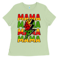 Matcha mama lightning bolt juneteenth Ladies Tee - LillyAllenDesigns