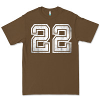 Cacao Number 22 Sports Jersey Lucky No. Birthday Age Vintage Premium Tee - tuanDangUi