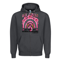 Smoke heal cancer rainbow Zipper Hoodie - LillyAllenDesigns