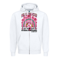 Heal Cancer Rainbow Zipper Hoodie | Teevron