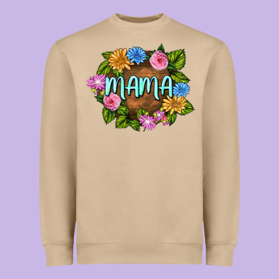 Mama Mother's Day Heavyweight Sweatshirt Designed By Fadigitalartstudio