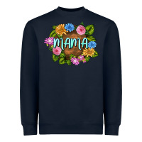 Navy Mama Mother's Day Heavyweight Sweatshirt - FaDigitalArtStudio