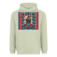Matcha Just A Girl Who Loves Horses Heavyweight Hoodie - LillyAllenDesigns