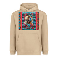 Mushroom Just A Girl Who Loves Horses Heavyweight Hoodie - LillyAllenDesigns