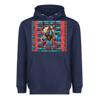 Navy Just A Girl Who Loves Horses Heavyweight Hoodie - LillyAllenDesigns