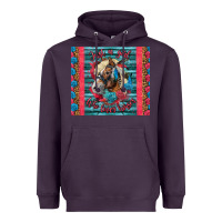 Plum Just A Girl Who Loves Horses Heavyweight Hoodie - LillyAllenDesigns