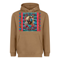 Toasted Coconut Just A Girl Who Loves Horses Heavyweight Hoodie - LillyAllenDesigns