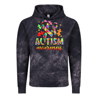 Cloud Black Autism Awareness Vintage Hoodie - NancyCooperArtShop