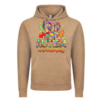 Vintage Coffee Autism Awareness Vintage Hoodie - NancyCooperArtShop